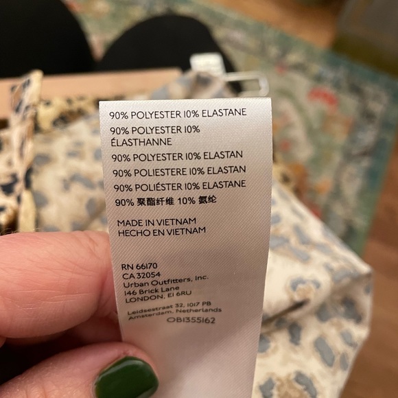 Free People Ava’s Animal Print Mini-Skirt : size 12 - Picture 6 of 10